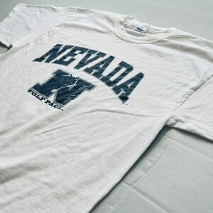 Dodger Nevada Wolf Pack T-Shirt Mens XL White NCAA Collegiate Graphic Tee